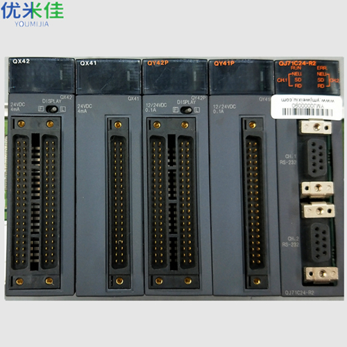 MITSUBISHI三菱PLC模块QJ71C24-R2 二手PLC可编程控制器