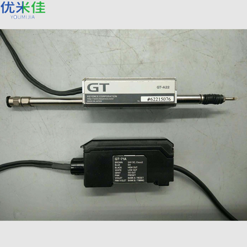 KEYENCE基恩士光纤传感器GT-A22+GT-71A 二手传感器